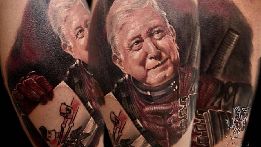 Joven se vuelve viral al tatuarse rostro de AMLO
