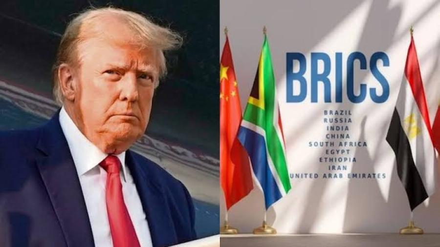 Trump amenaza con aranceles del 10% a países alineados con los BRICS