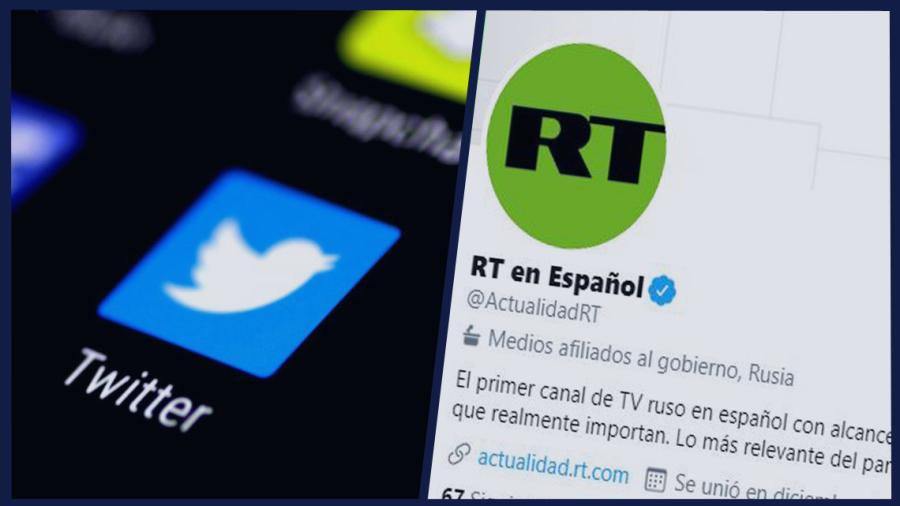 Twitter etiqueta a medios rusos como "afiliados del gobierno"