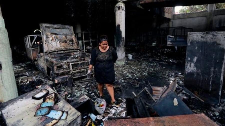 Mueren seis familiares en un incendio provocado, en Nicaragua