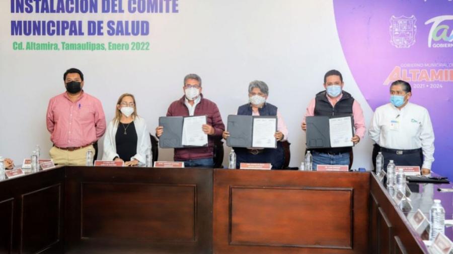 Renueva Altamira su Comité Municipal de Salud para sumar esfuerzos contra el Covid-19