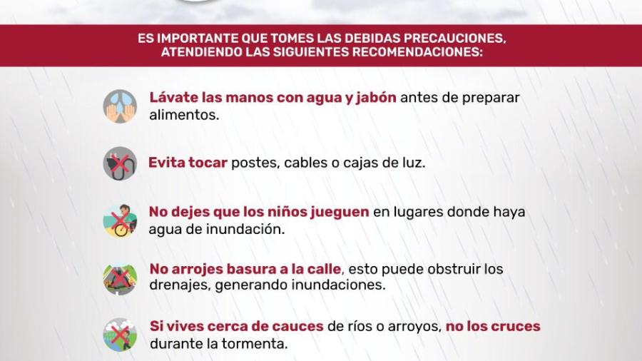 Pendiente Gobierno de Reynosa por probable presencia de lluvia 