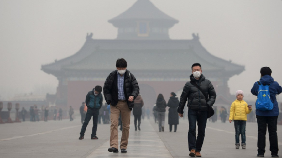 Alerta azul por alto nivel de contaminación en China