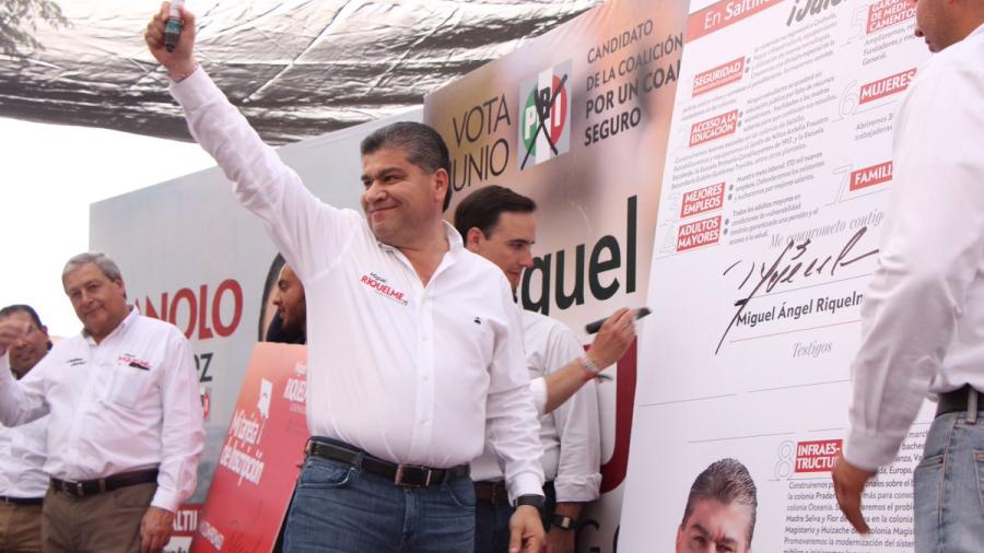 Miguel Riquelme aventaja a Guillermo Anaya con más de un punto porcentual
