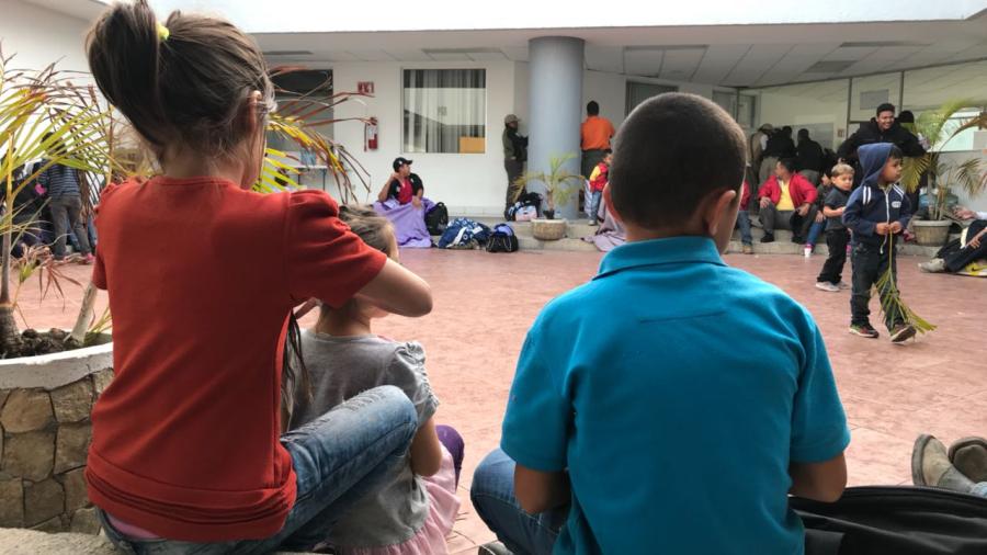 Detectan enfermedades estomacales y dermatitis en niños migrantes