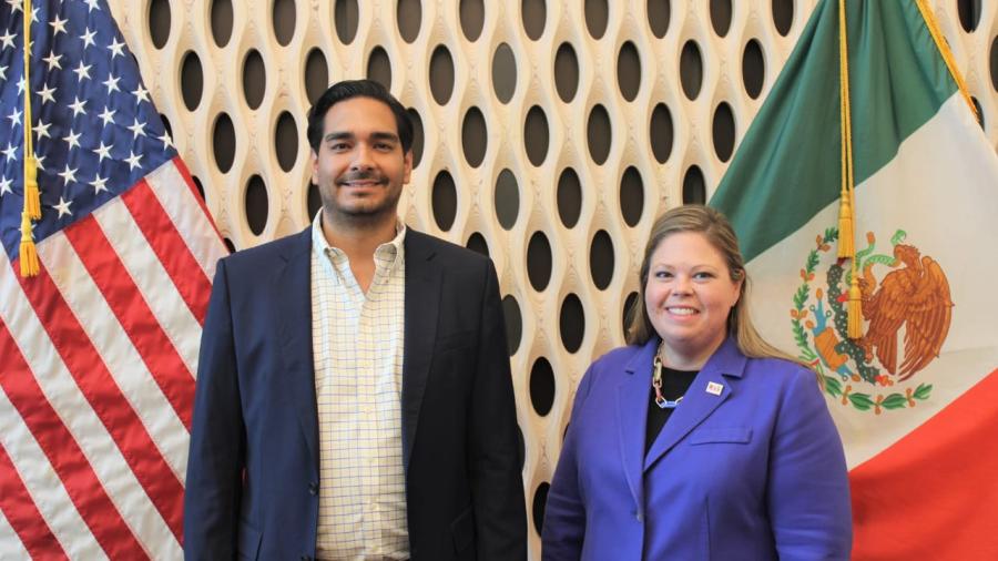 Impulsan Cónsul Brianna Powers y Carlos Peña Ortiz estrategias para la frontera