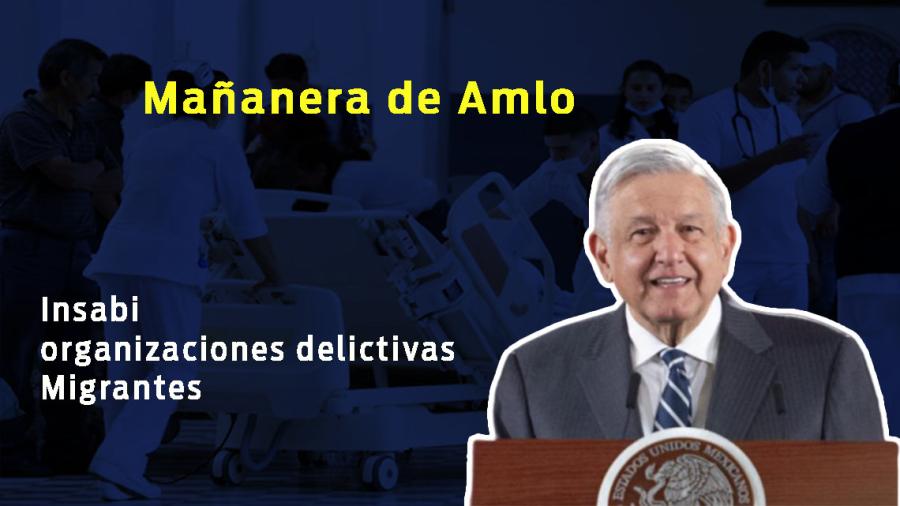 Insabi, organizaciones delictivas, migrantes, esto y más en conferencia matutina de Amlo