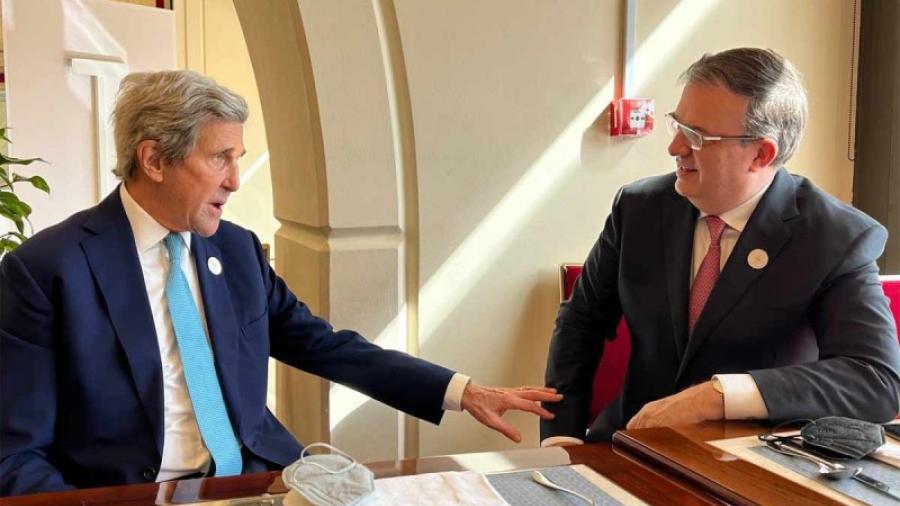 Sostendrá Ebrard encuentro con John Kerry en COP27 para hablar sobre energía limpia en México