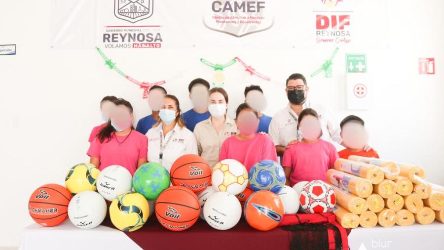 Fomenta DIF Reynosa deporte en CAMEF