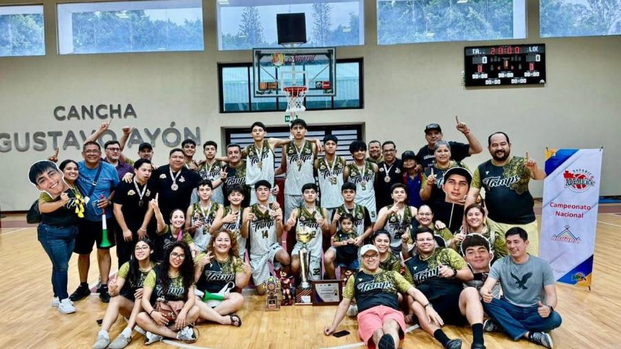 Es Tamaulipas campeón nacional en básquetbol Sub-15