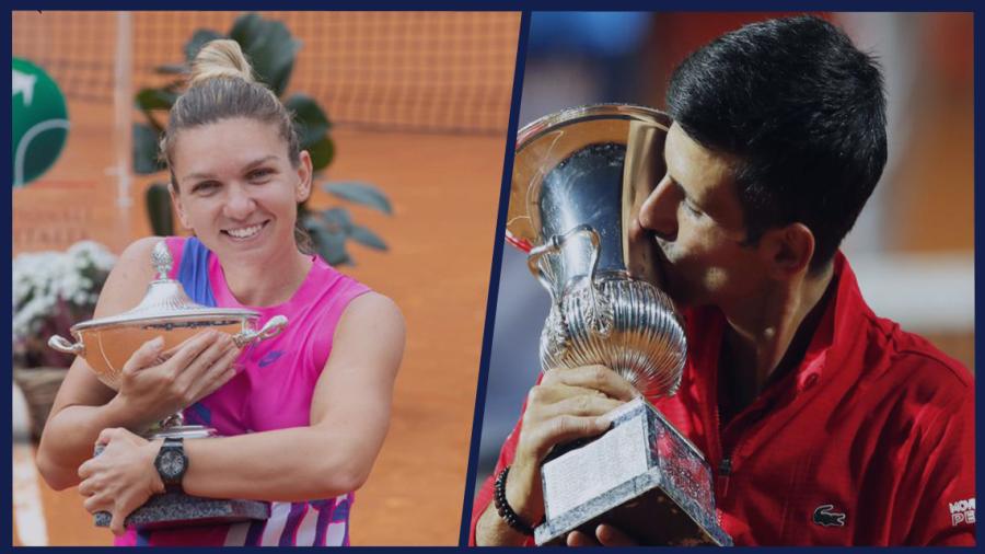 Djokovic y Halep conquistan el Torneo de Roma