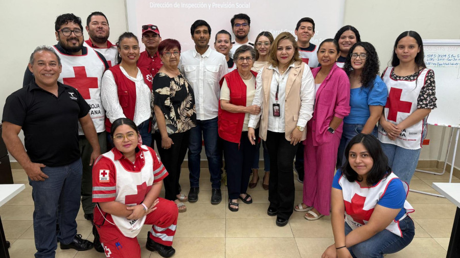 Capacita Secretar&iacute;a del Trabajo al personal de Cruz Roja en prevenci&oacute;n de riesgos psicosociales