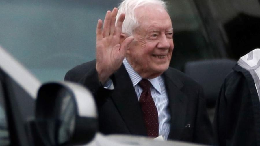Expresidente Jimmy Carter, es dado de alta por infección en las vías urinarias