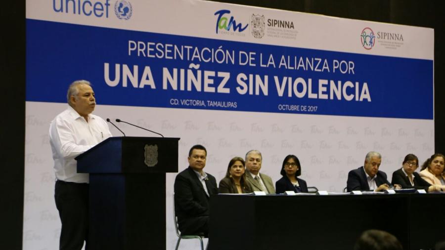 Tamaulipas se une a la Alianza por una Ni&ntilde;ez sin violencia de la UNICEF