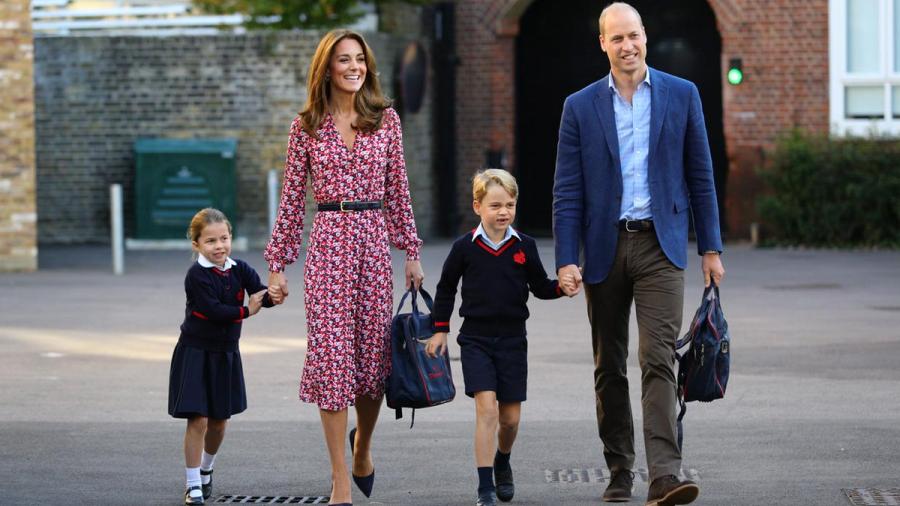 La princesa Charlotte empieza el colegio