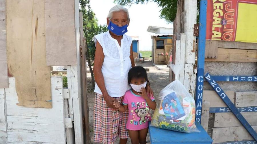 Entrega Gobierno de Tamaulipas apoyo a familias de Río Bravo y Valle Hermoso.