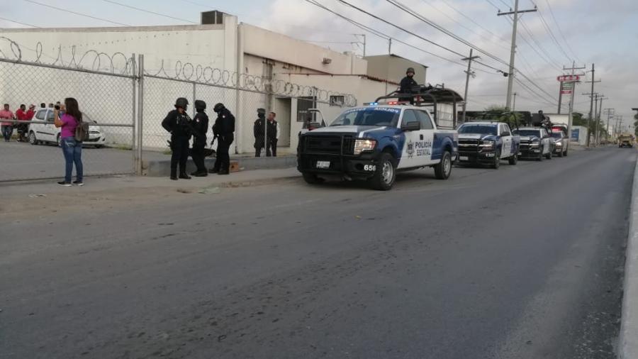 Policía Estatal realiza operativo en contra de taxis y peseras en Matamoros