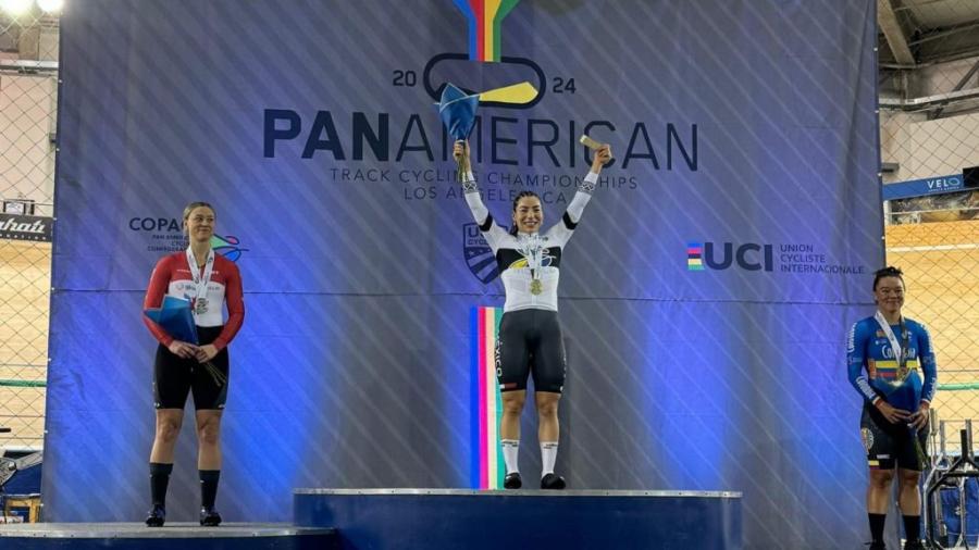 Daniela Gaxiola gana oro en el Campeonato Panamericano de Ciclismo