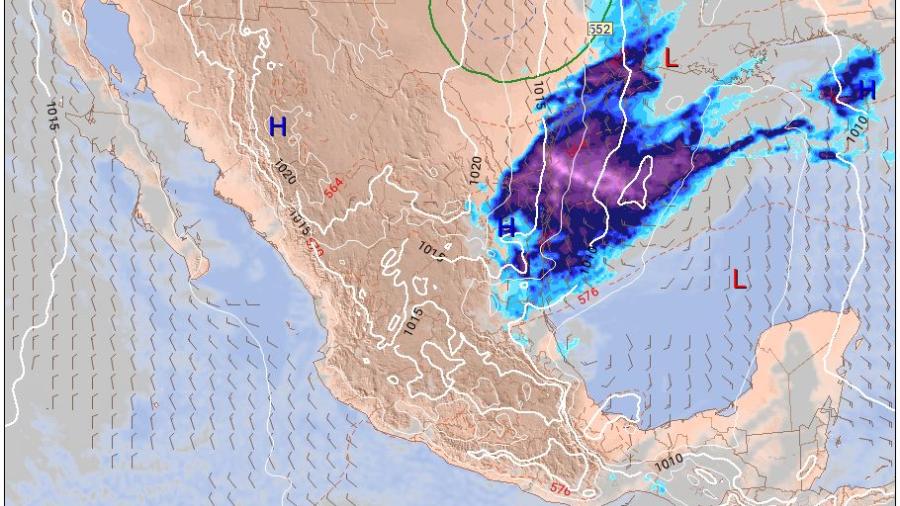 Ingresa frente frío 52 con probabilidad de lluvias y granizo