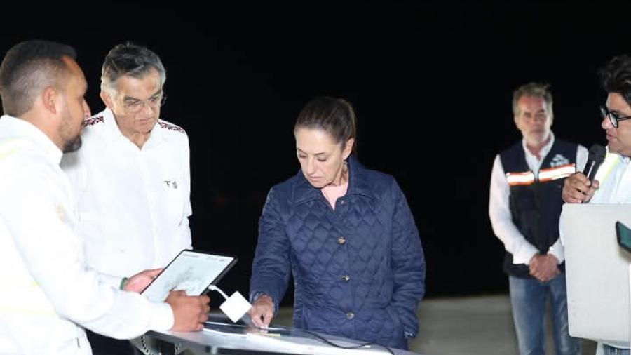 Visita presidenta Claudia Sheinbaum Pardo el puerto de Matamoros