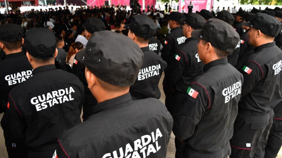 Destaca gobernador profesionalización de la Guardia Estatal