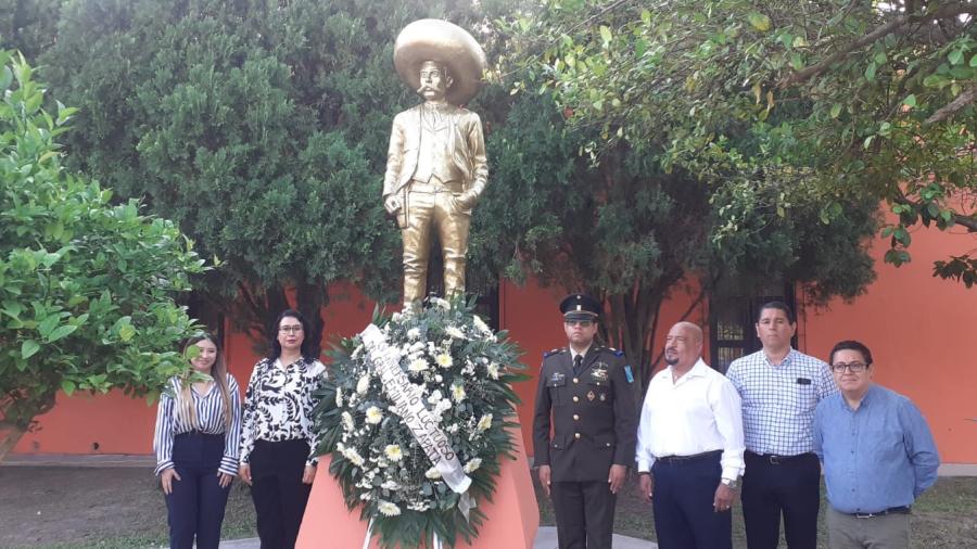 Conmemoran autoridades de Matamoros 105 Aniversario Luctuoso del Gral. Emiliano Zapata