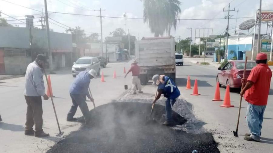 Mejora Municipio vialidades en colonias