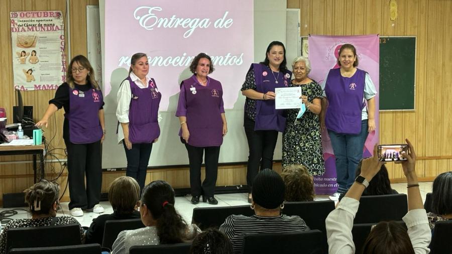 Celebra 'Lazo Rosa' 14 años de apoyo a mujeres con cáncer
