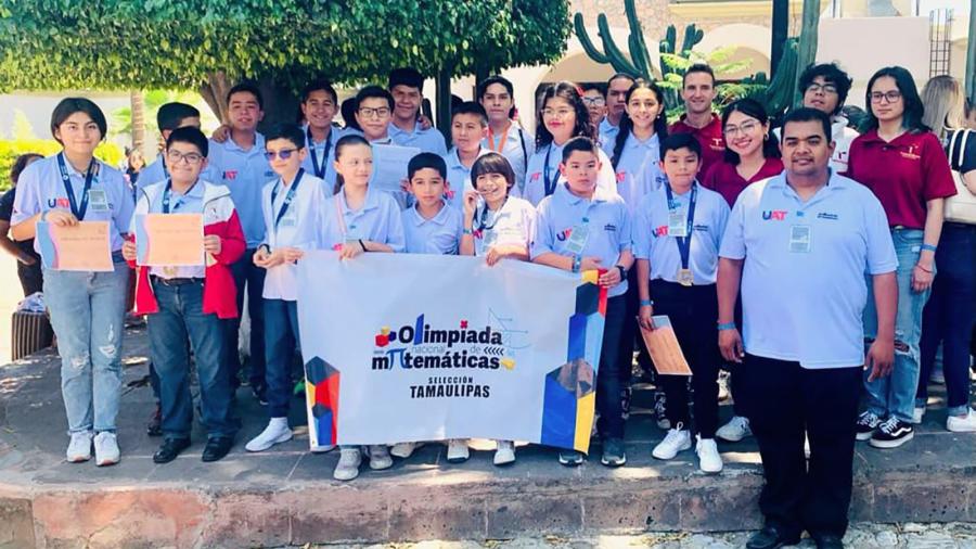 Logran estudiantes de Tamaulipas gran cosecha de medallas en Olimpiada Nacional de Matemáticas