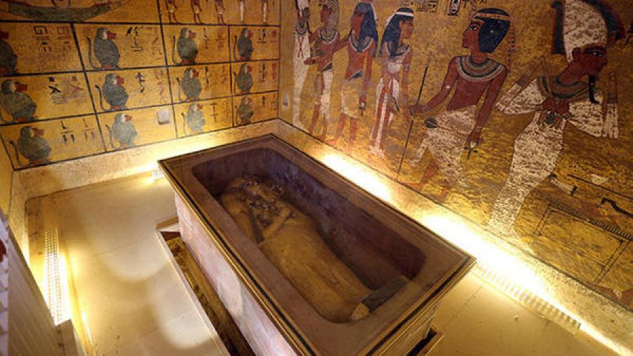 No hay estancia secreta en la tumba de Tutankamón