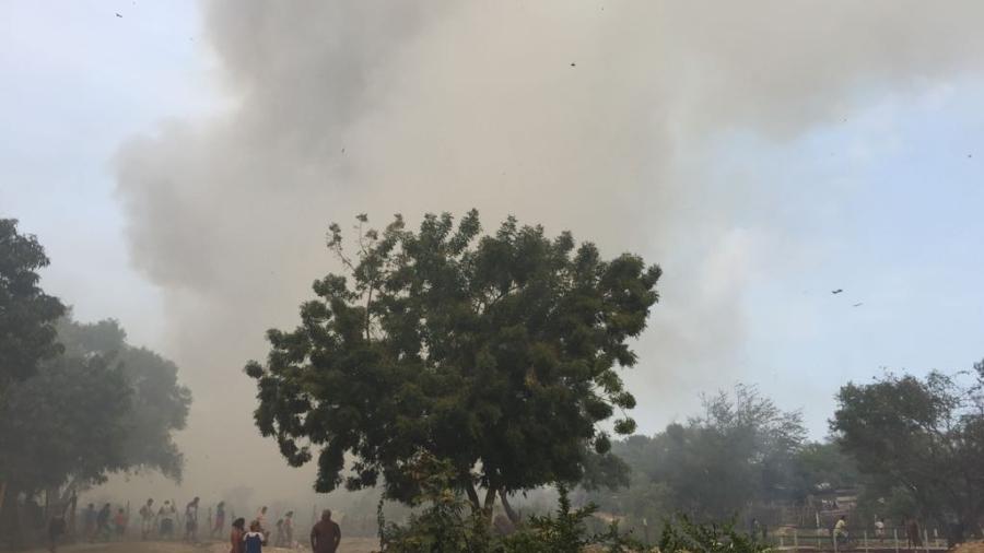 Incendio de un tular afecta a familias de sector popular