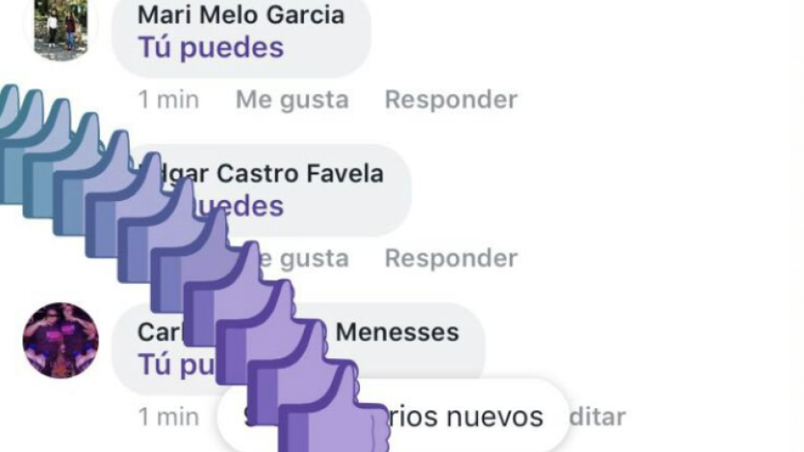 Facebook activa efecto "Tú puedes"