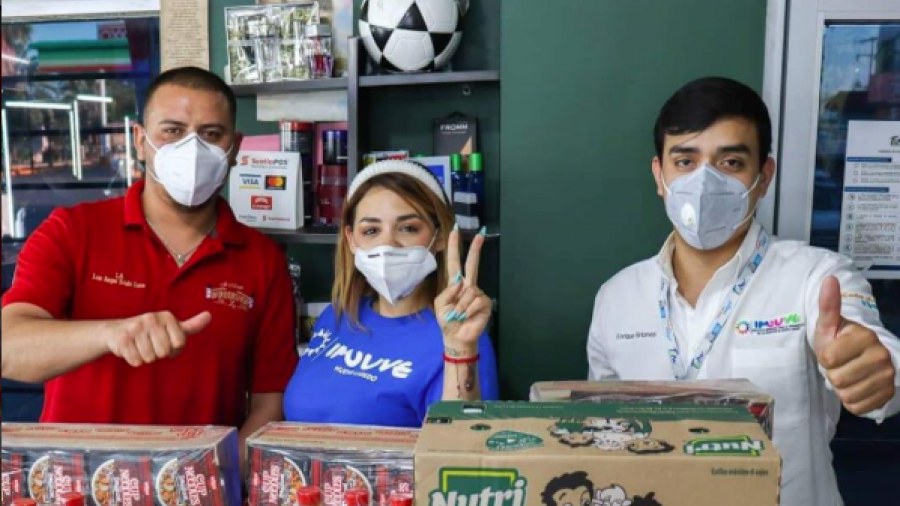 Acopia IMJUVE víveres para familias vulnerables