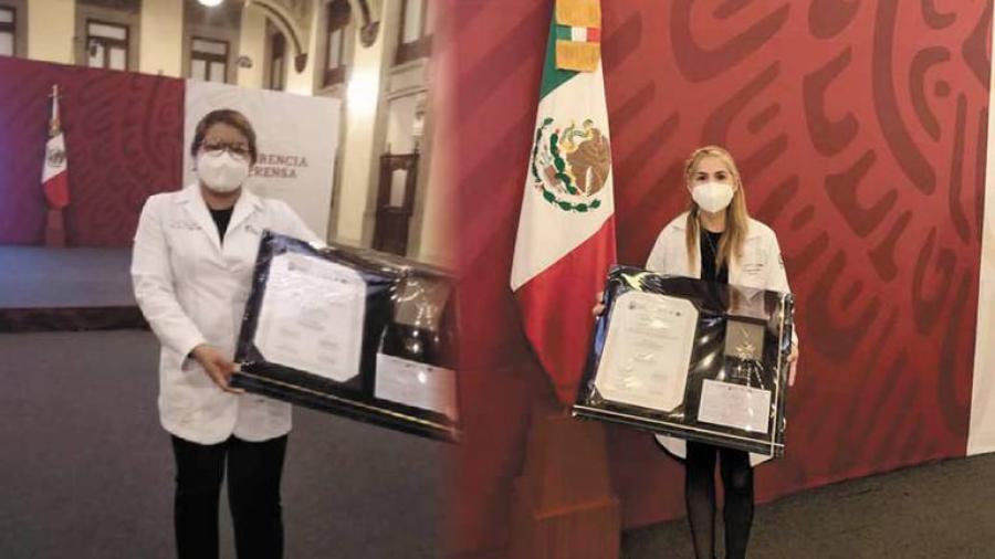 Orgullo para Tamaulipas, ellas son las 2 médicos condecoradas por su labor en pandemia