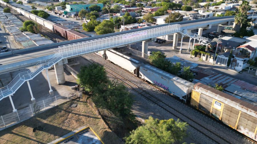 Inaugura alcaldesa Carmen Lilia Canturosas puente peatonal y vehicular; brinda mejor movilidad y seguridad a ciudadanos