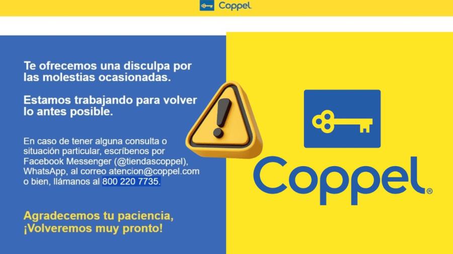 ¡Se cayó el sistema! Coppel reporta fallas y suspende servicios en todo México