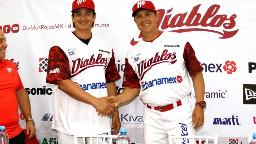 Presenta Diablos Rojos a Luis Alonso Mendoza como refuerzo
