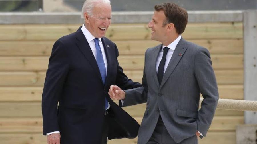 Macron y Biden se reunirán en Roma para recomponer relaciones bilaterales