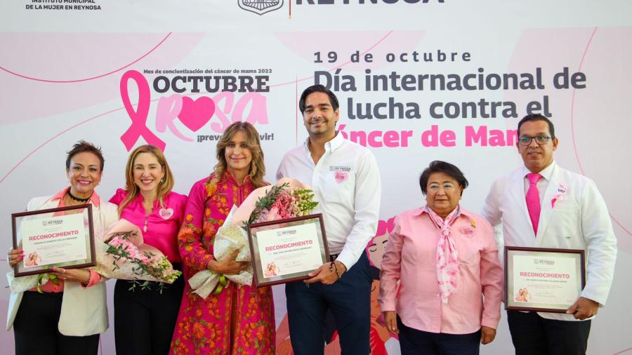Presentó Alcalde de Reynosa ponencias de "Octubre Rosa, Prevenir es Vivir" 