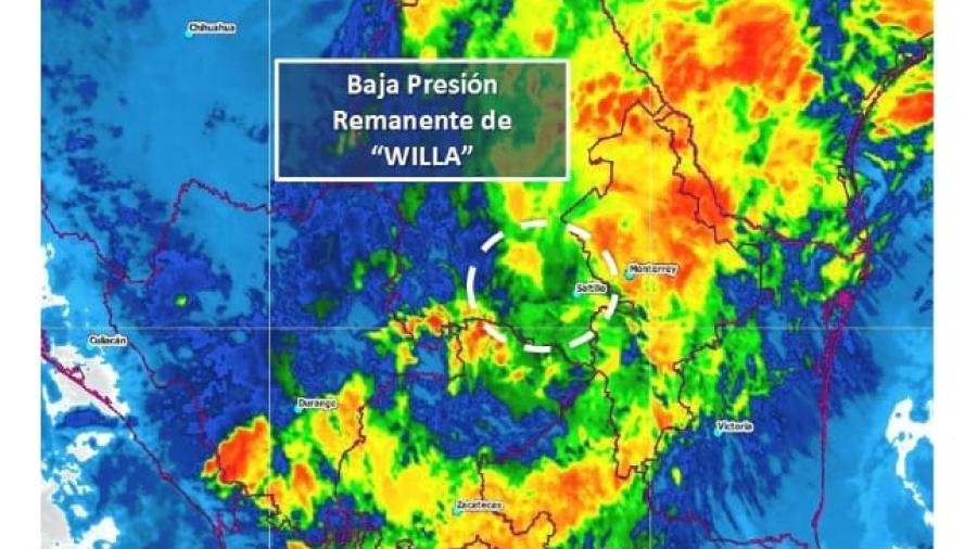 Continuarán lluvias ligeras sobre Reynosa