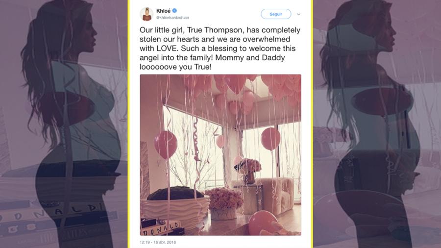 Khloé Kardashian revela el nombre de su bebé