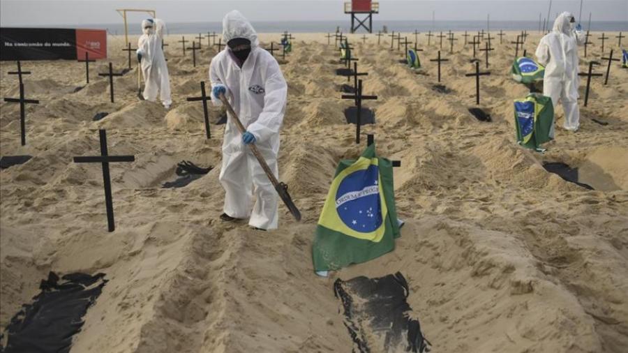 Brasil supera 70 mil decesos por COVID-19 