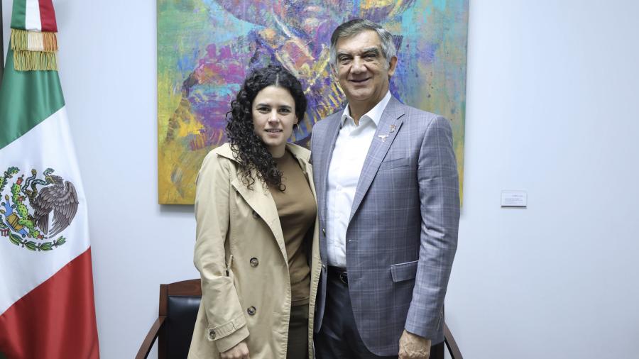 En encuentro de Américo Villarreal con Luisa María Alcalde revisan daños que dejó “Alberto”