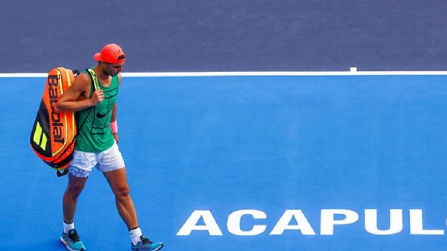 Nadal es la primer baja del Abierto Mexicano de Tenis