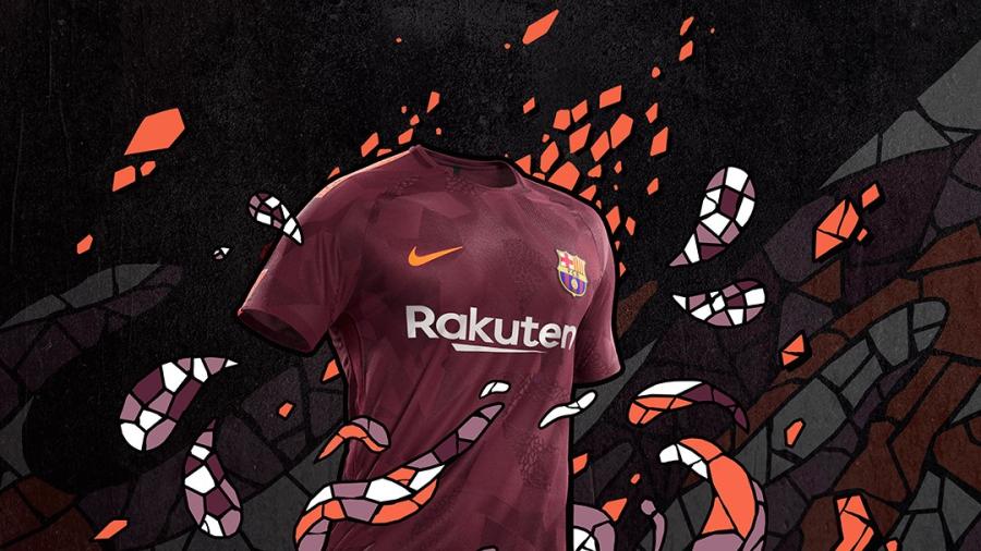 Barcelona presenta espectacular tercer uniforme