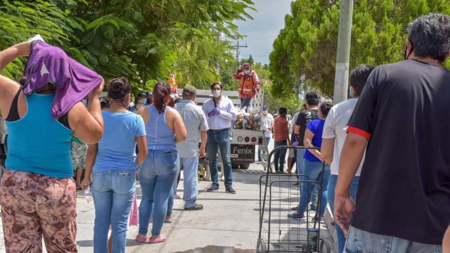 “DIF Reynosa en Tu Casa” benefició a familias del Fraccionamiento Villas de Imaq