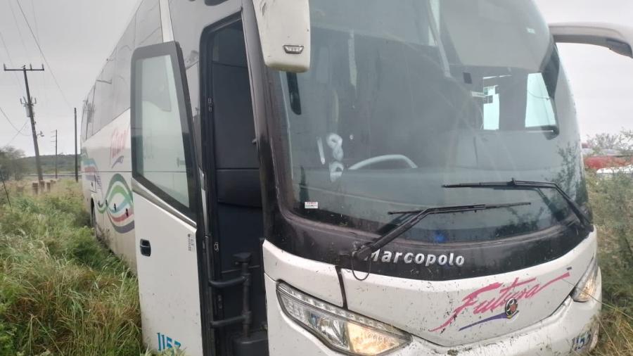 Atiende Guardia Estatal choque de autobús sin pasajeros