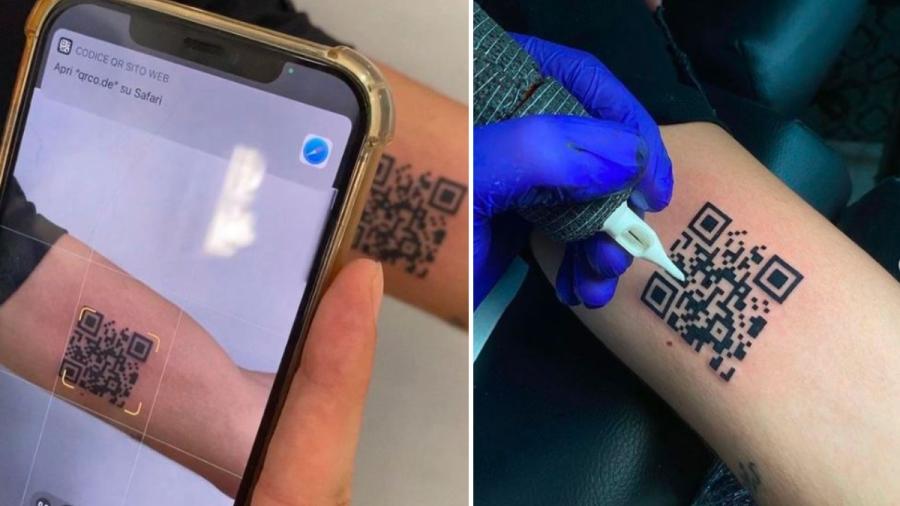 Joven se tatúa el código QR de su certificado de vacunación contra COVID-19