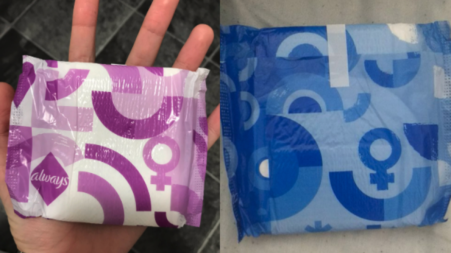 Eliminan símbolo femenino de toallas sanitarias por inclusión