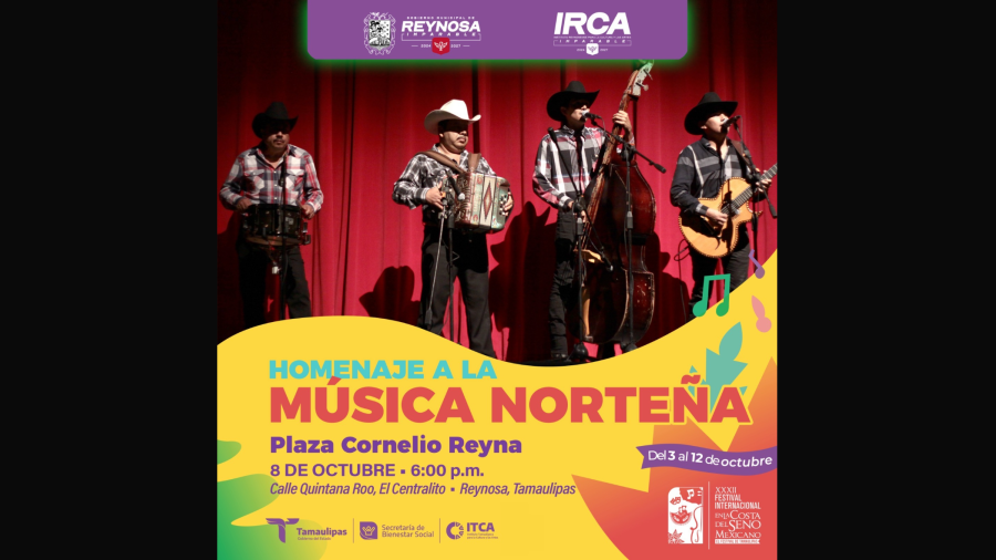Rinde Gobierno de Carlos Peña Ortiz homenaje a la música norteña